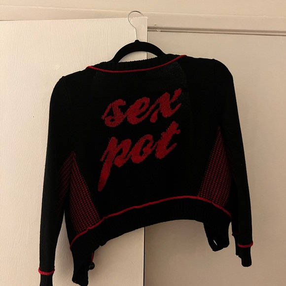 RARE Betsey Johnson Cardigan Size M - Picture 2 of 4